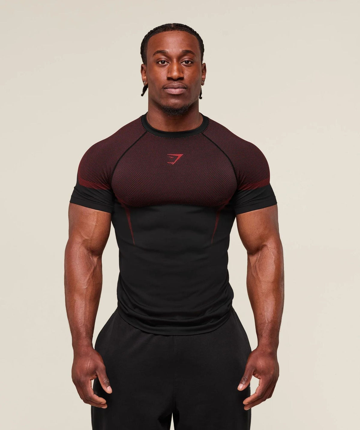 GYMSHARK/ONYX5 Short-Sleeve Compression Training Shirt